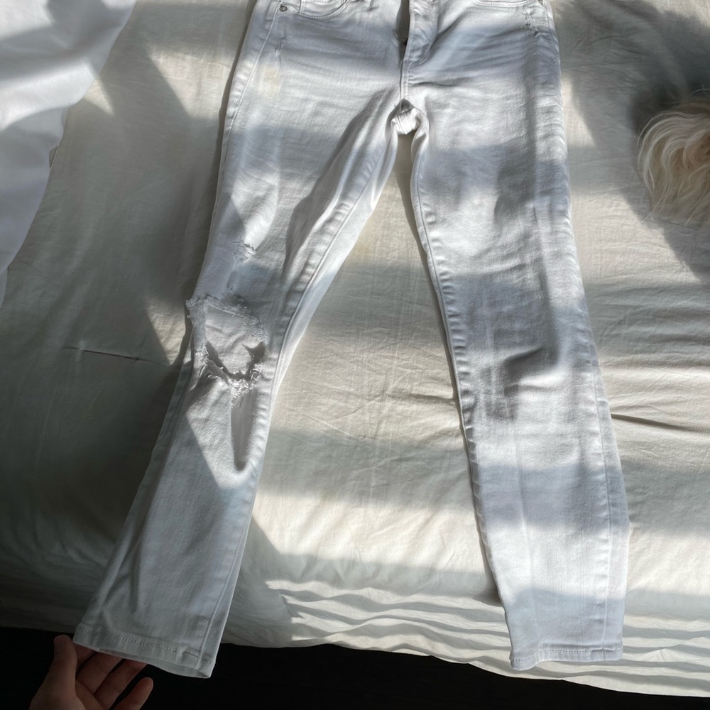 White jeans